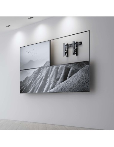 Soporte para Videowall Nivelable y Función Pop-Out para TV 45Kg de 37-70, Negro