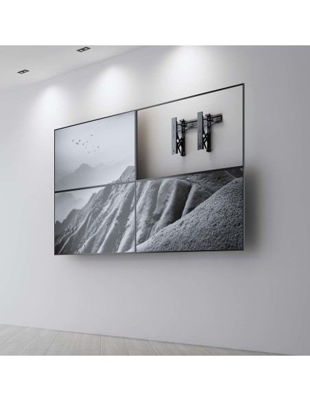 Soporte para Videowall Nivelable y Función Pop-Out para TV 45Kg de 37-70, Negro