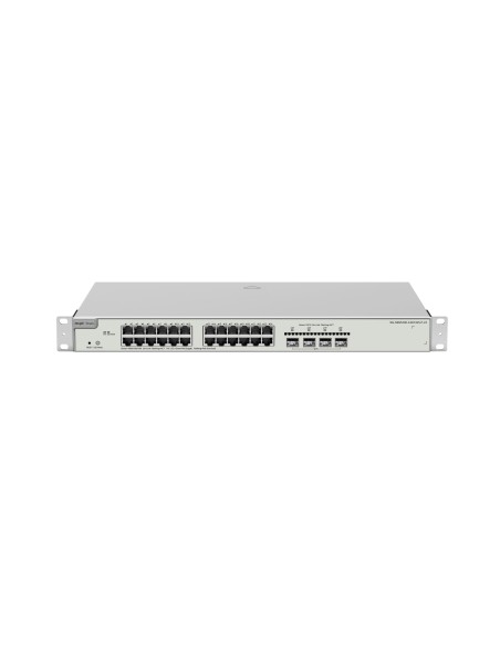 RG-NBS5200-24GT4XS-P-V2 switch Gestionado L3 Gigabit Ethernet (10/100/1000) Energía sobre Ethernet (PoE) 1U Gris