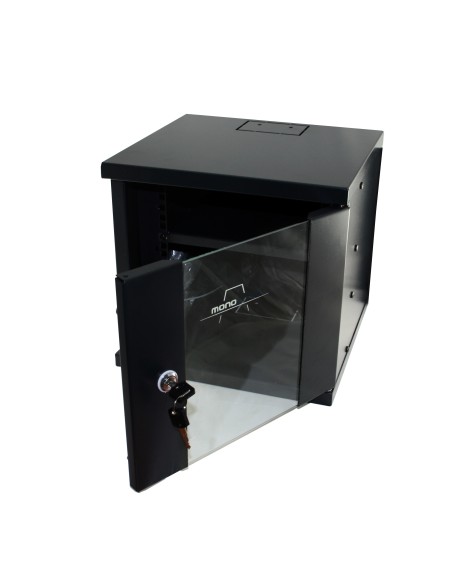 WM3306 6U Bastidor de pared Negro