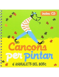 Cancons d animalets del bosc per pintar