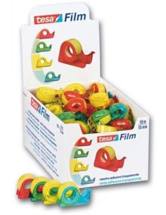 Expositor 100 mini portarrolos tesafilm standard 10mX15mm tesa