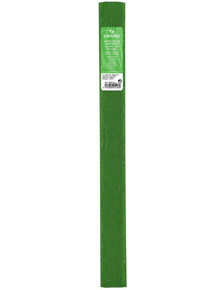ROLLO CONTINUO PAPEL CRESPON 50X250 VERDE BILLAR 32G