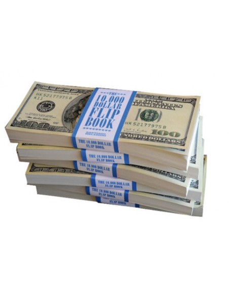 10000 DOLLAR FLIP BOOK