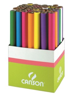 EXP 50 ROLLO PAPEL SEDA 50X500CM 20G SURTIDO CANSON