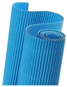 ROLLO CARTON ONDULADO 20X70CM 300G AZUL TURQUESA