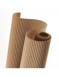 ROLLO CARTON ONDULADO 50X70CM 300G BEIGE NATURAL CANSON