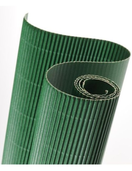 ROLLO CARTON ONDULADO 50X70CM 300G VERDE SELVA CANSON