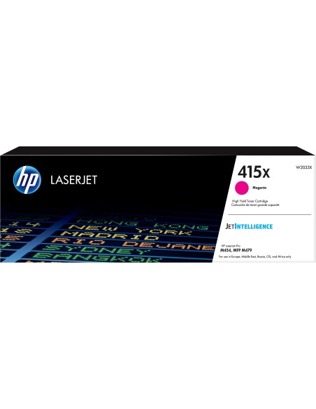 Cartucho de tóner Original LaserJet 415X magenta de alta capacidad