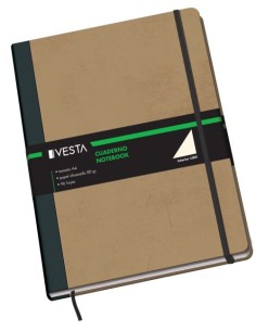 Cuaderno cartone a4 80g 96h liso cierre con goma