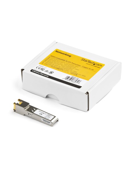 Módulo Transceptor SFP Compatible con el Modelo 10050 de Extreme Networks - 1000BASE-T - SFP a RJ45 Cat6 / Cat5e - SFP Ethernet