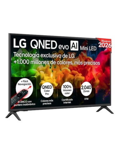 QNED evo AI MiniLED 43QNED81B6C.AEU Televisor 109,2 cm (43") 4K Ultra HD Smart TV Wifi Negro