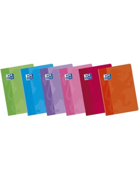 Paq 10 libretas a4 48h 90g cuad4x4 c m colores surtidos oxford classic