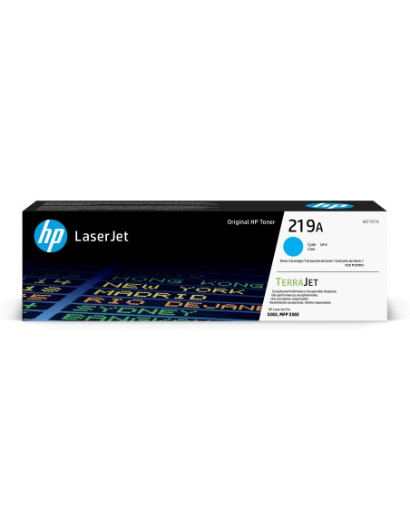 Cartucho de Tóner Original LaserJet 219A cian