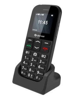 BAS-18800L teléfono móvil 4,5 cm (1.77") Negro Teléfono para personas mayores