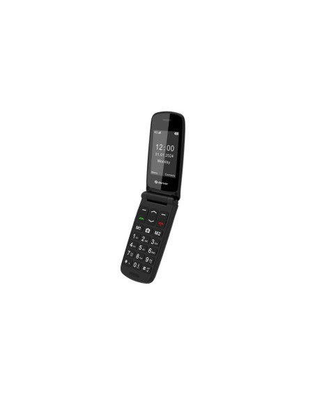 BAS-24800L teléfono móvil 6,1 cm (2.4") Negro Teléfono para personas mayores