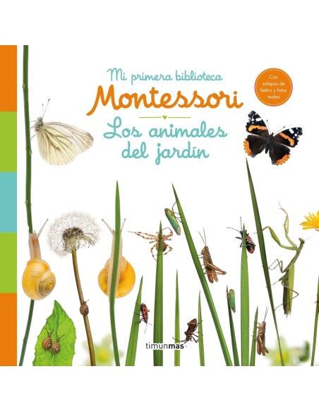 Los animales del jardin Mi primera biblioteca Montessori