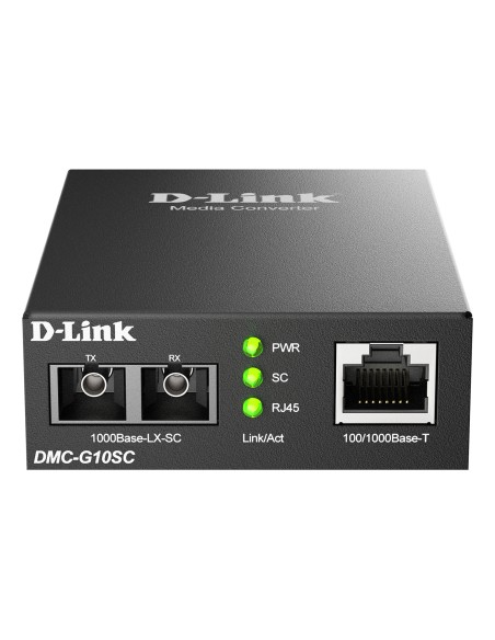 DMC-G10SC/E convertidor de medio 1000 Mbit/s Monomodo