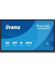 TN6505A-B1AG pantalla de señalización Panel plano interactivo 163,8 cm (64.5") 500 cd / m² 4K Ultra HD Negro Pantalla táctil