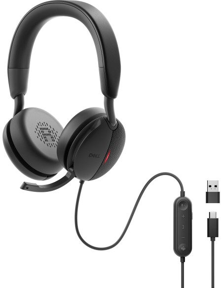 WH5024 Auriculares Alámbrico Diadema Llamadas/Música USB Tipo C Negro