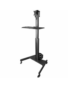 Carrito Ergonómico con Ajuste de Altura para Estación de Trabajo Móvil - con Soporte VESA para Monitor - con Soporte para CPU -  2