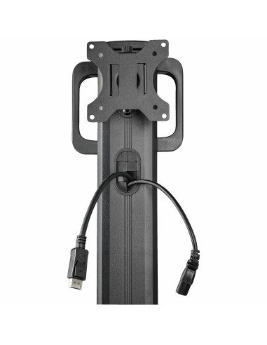 Carrito Ergonómico con Ajuste de Altura para Estación de Trabajo Móvil - con Soporte VESA para Monitor - con Soporte para CPU -