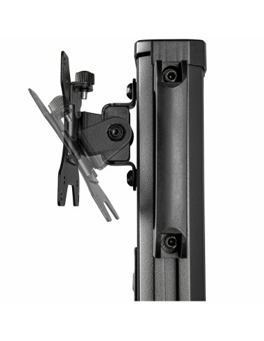 Carrito Ergonómico con Ajuste de Altura para Estación de Trabajo Móvil - con Soporte VESA para Monitor - con Soporte para CPU -