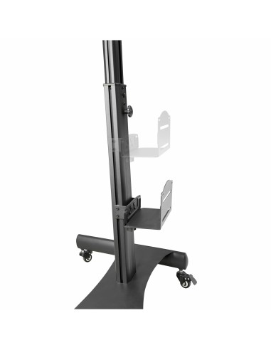 Carrito Ergonómico con Ajuste de Altura para Estación de Trabajo Móvil - con Soporte VESA para Monitor - con Soporte para CPU -