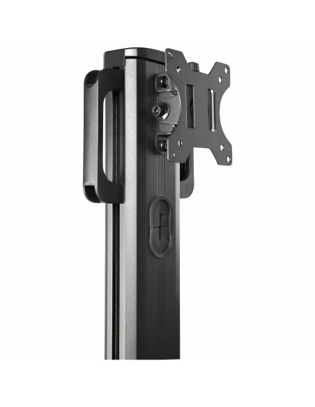 Carrito Ergonómico con Ajuste de Altura para Estación de Trabajo Móvil - con Soporte VESA para Monitor - con Soporte para CPU -