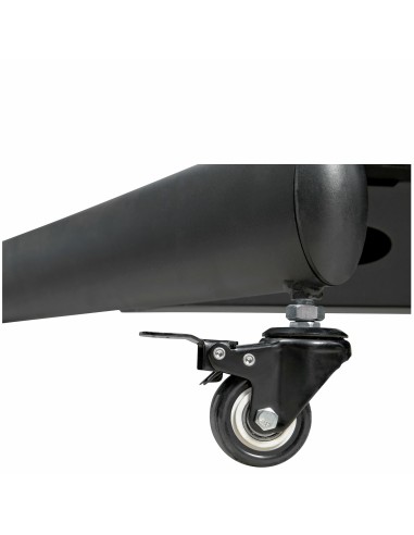 Carrito Ergonómico con Ajuste de Altura para Estación de Trabajo Móvil - con Soporte VESA para Monitor - con Soporte para CPU -