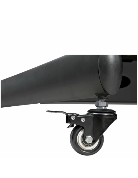 Carrito Ergonómico con Ajuste de Altura para Estación de Trabajo Móvil - con Soporte VESA para Monitor - con Soporte para CPU -