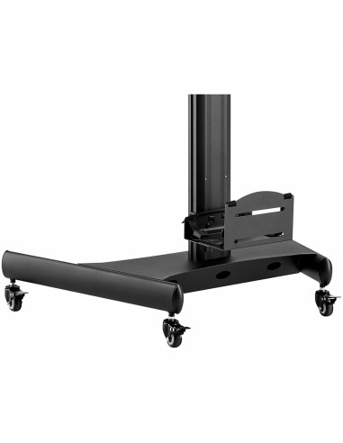 Carrito Ergonómico con Ajuste de Altura para Estación de Trabajo Móvil - con Soporte VESA para Monitor - con Soporte para CPU -