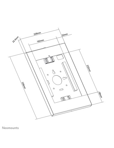 Soporte de pared para tabletas