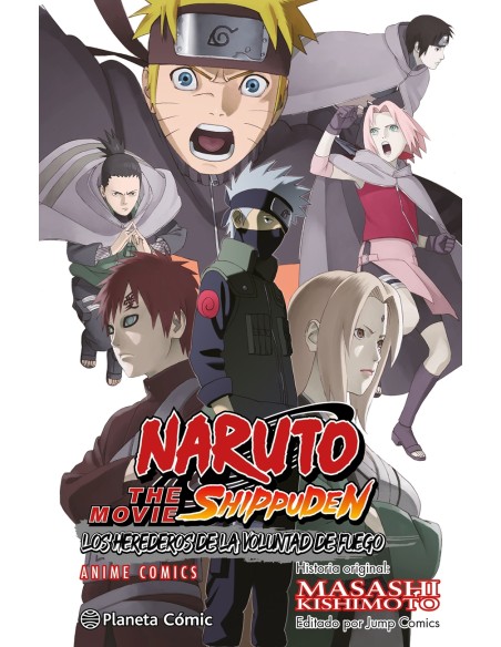 Naruto Shippuden Anime Comic Los Herederos de la Voluntad de Fuego