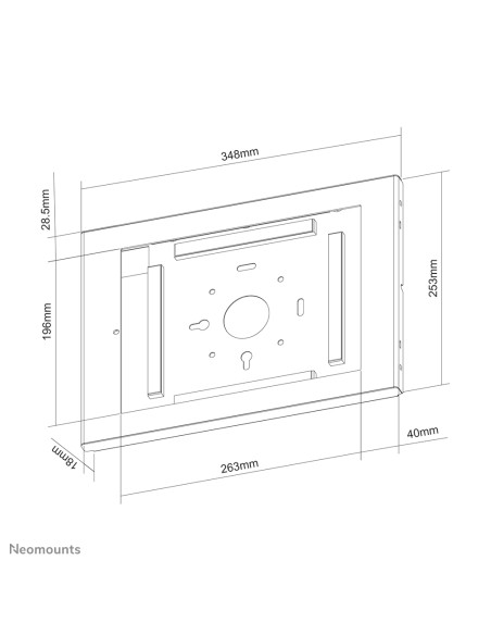 Soporte de pared para tabletas