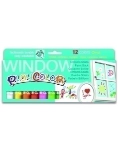 TEMPERA PLAYCOLOR ONE WINDOW C/12