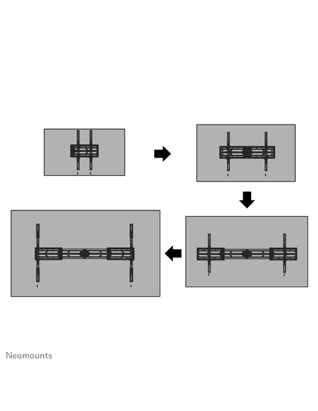 soporte de pared para TV de alta resistencia