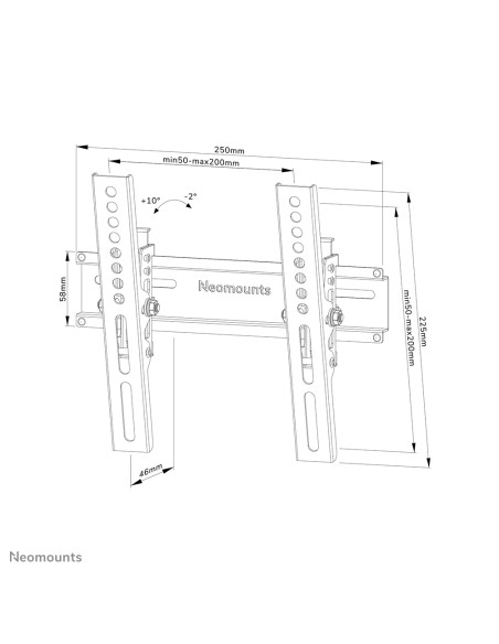 soporte de pared para TV