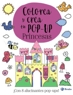 Colorea y crea tu pop up Princesas