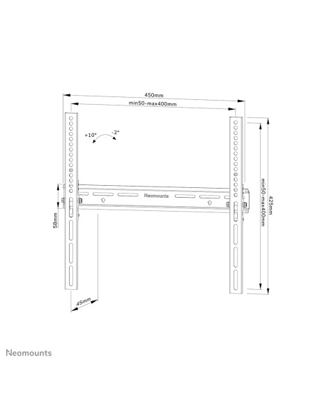 soporte de pared para TV