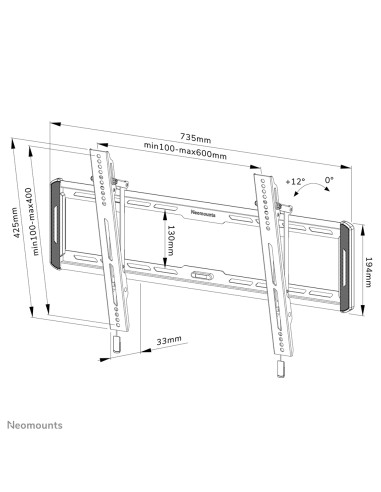 soporte de pared para tv