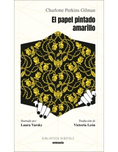 El papel pintado amarillo