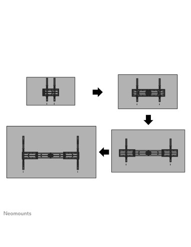 soporte de pared para TV de alta resistencia