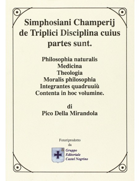 Simphosiani champerij de triplici disciplina cuius partes