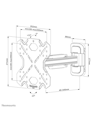 soporte de pared para tv