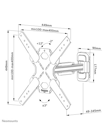 soporte de pared para tv