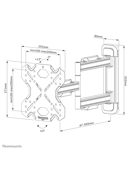 soporte de pared para tv