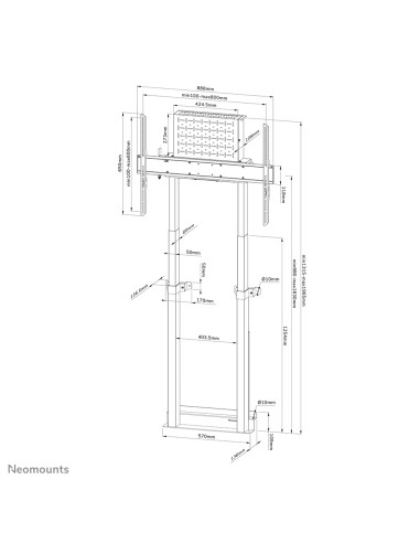 soporte de pared motorizado