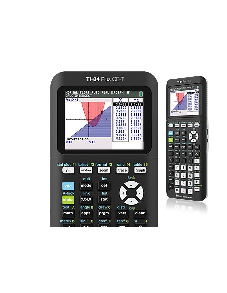 TI-84 Plus CE-T calculadora Escritorio Calculadora gráfica Negro