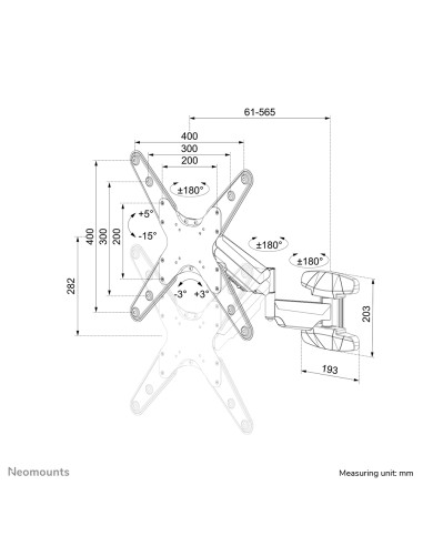 soporte de pared para tv